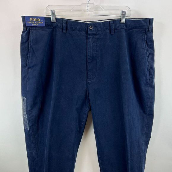 Ralph Lauren Aviator Navy Classic Fit Chino Big & Tall 44T x 36 - Picture 3 of 7